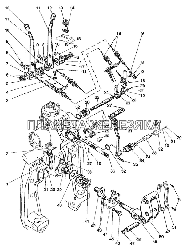 Гидроподъемник. Управление гидроподъемником (для трактора «БЕЛАРУС-82П» с гидроподъемником) МТЗ-80 (2009)